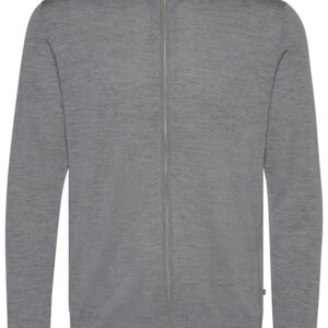 MATINIQUE miesten merinoneuletakki, MASON FULL ZIP Medium Grey Melange