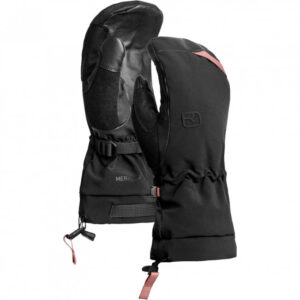 Ortovox Merino Freeride, hiihtorukkaset, naiset, musta