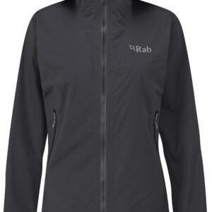 Rab Kinetic 2.0 naisten kuoritakki/softshell-takki, tummanharmaa