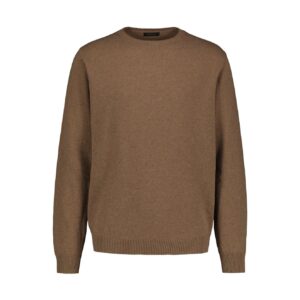 Sinnuu Miesten Neule CREW FINE MERINO WOOL MADE IN ITALY Beige