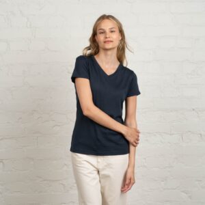 North Outdoor Elea Merino T-paita W - Indigonsininen XXL koko