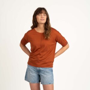North Outdoor Joy Merino T-paita W - Poltettu umbra S koko